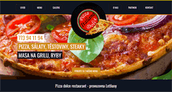 Desktop Screenshot of pizza-dolce.cz